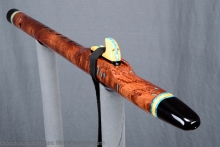 Redwood Burl Native American Flute, Minor, Mid B-4, #K44K (10)